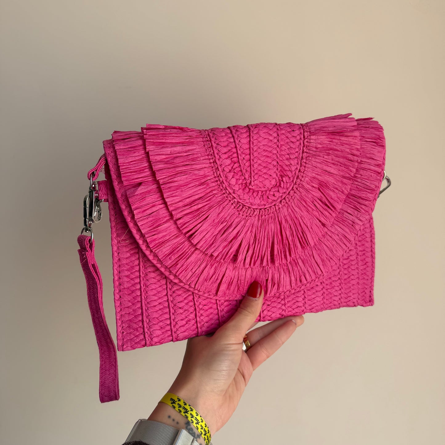 Pochette in Paglia