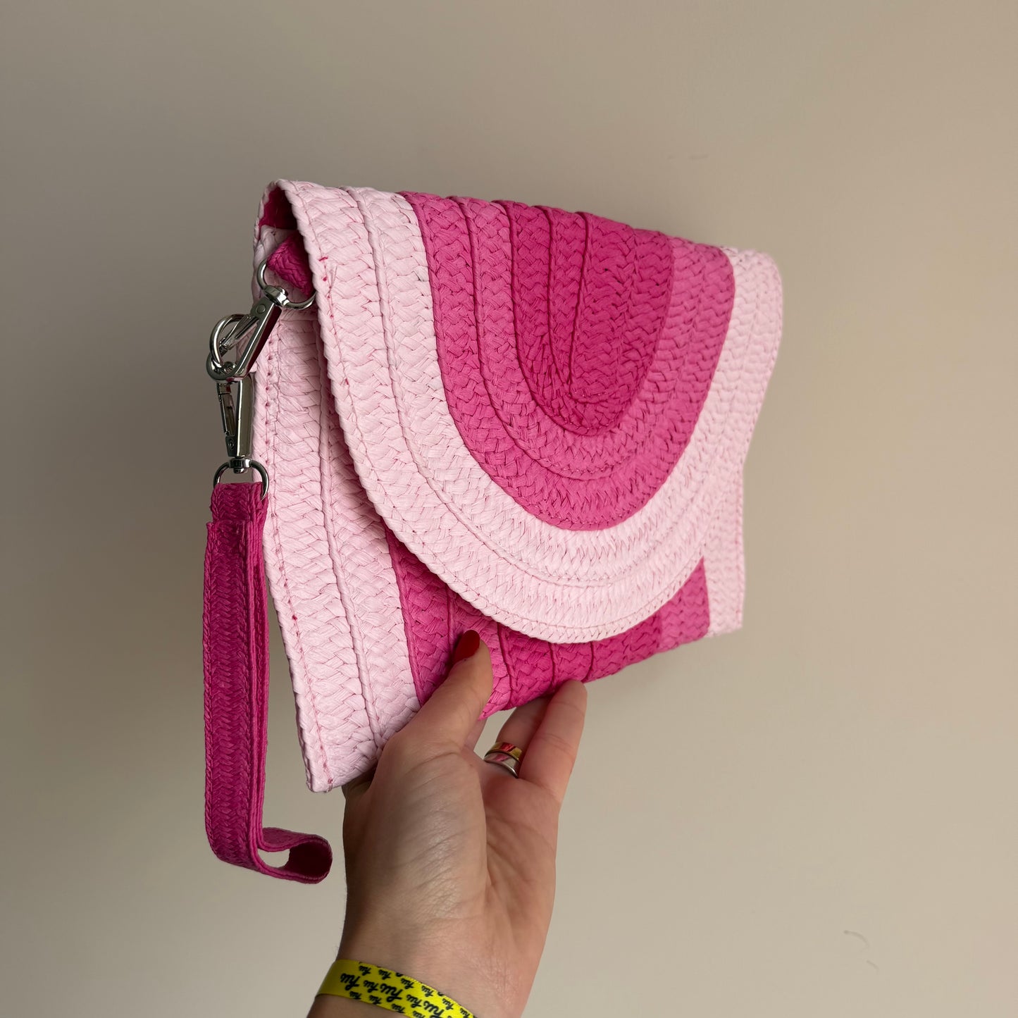 Pochette In Paglia Multicolor