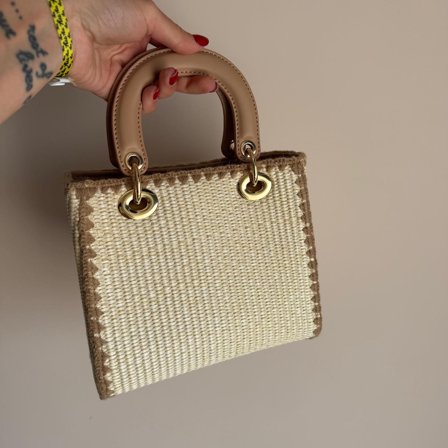 Borsa Mavi Straw