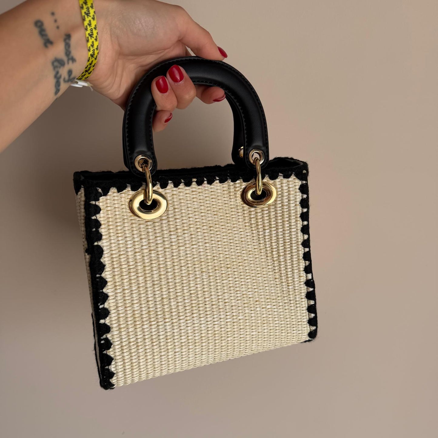 Borsa Mavi Straw