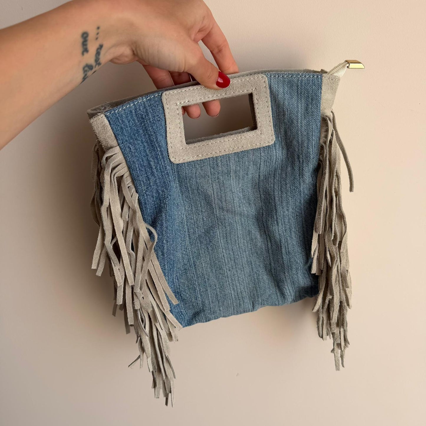 Borsa Mia Media Denim
