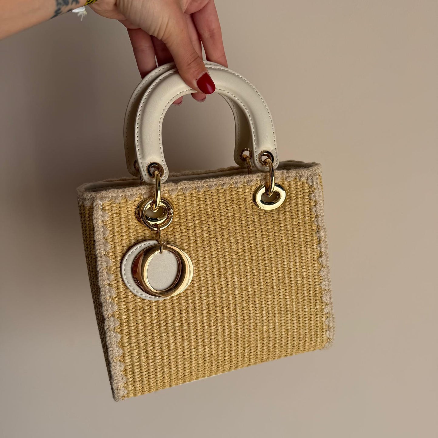 Borsa Mavi Straw